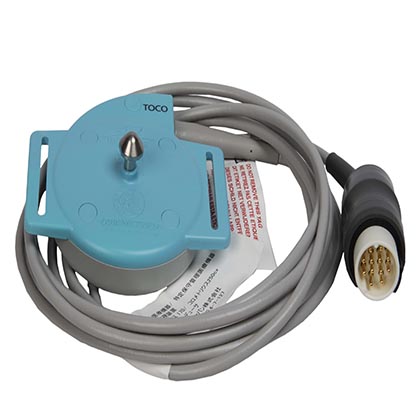 Transductor, botón y bucle Corometrics TOCO Transductor, botón y bucle Corometrics TOCO