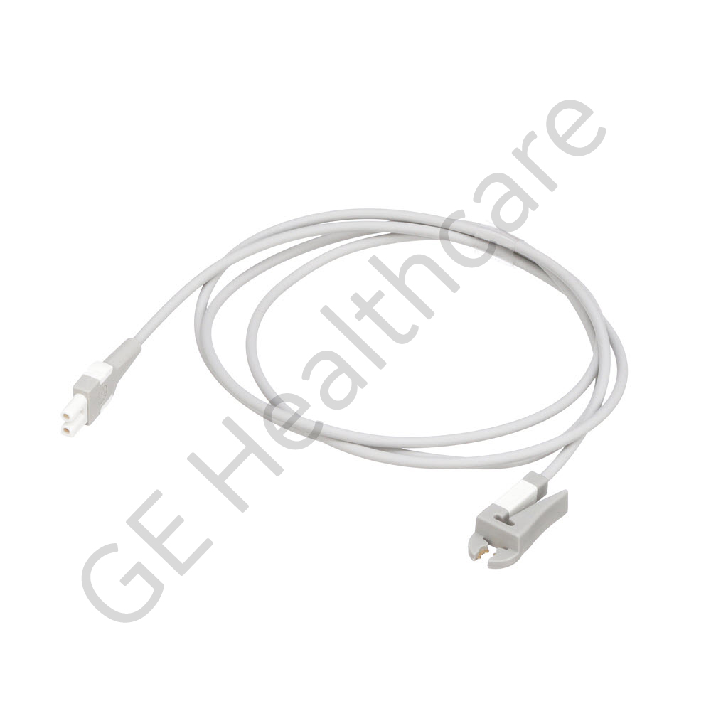 Cable de derivación, pinza, 1.3m, blanco, para EE.UU. Cable de derivación, pinza, 1.3m, blanco, para EE.UU.